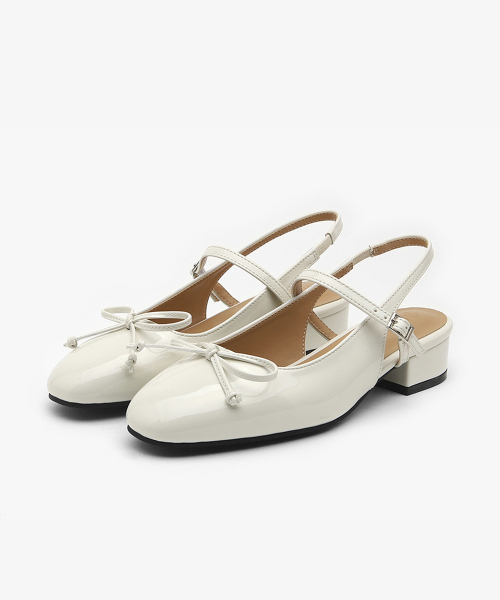 SAPPUN（サプン）の「Bellua リボン スリングバック フラットシューズ (3cm)（サンダル・レディース・ワイン/アイボリー/シルバー/ベージュ/ブラック・22.5cm/23.5cm/23cm/24.5cm/24cm/25.5cm/25cm）」の9枚目の写真