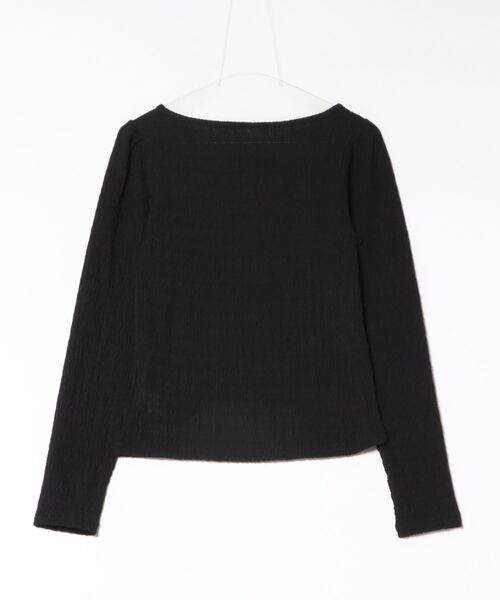 Sawa a la mode（サワアラモード）の「立体シャーリングショルダータックカットソー（Tシャツ/カットソー・レディース・ブラック/グレー/イエロー・FREE）」の7枚目の写真