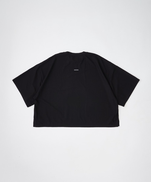 ADAM PATEK（アダムパテック）の「【ADAMPATEK/アダムパテック】ripple widebox T リップルボックスTEE（Tシャツ/カットソー・レディース・グレー/ブラック・2/1）」の6枚目の写真