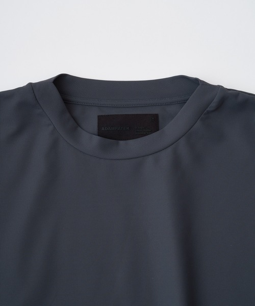 ADAM PATEK（アダムパテック）の「【ADAMPATEK/アダムパテック】ripple widebox T リップルボックスTEE（Tシャツ/カットソー・レディース・グレー/ブラック・2/1）」の8枚目の写真