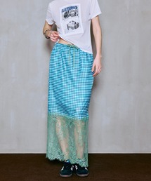 Pre-Order】クロスレースマキシスカート / Cross Lace Maxi Skirt