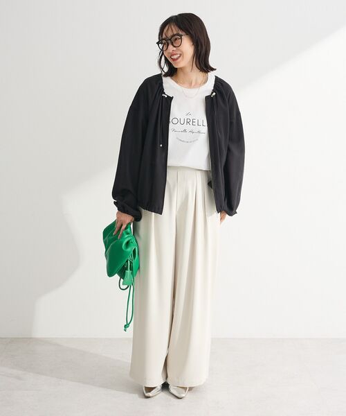 Green Parks(グリーンパークス)の「アソート柄ロゴTシャツ(Tシャツ/カットソー・レディース・B/A/ブラウン/ネイビー・FREE)」の14枚目の写真