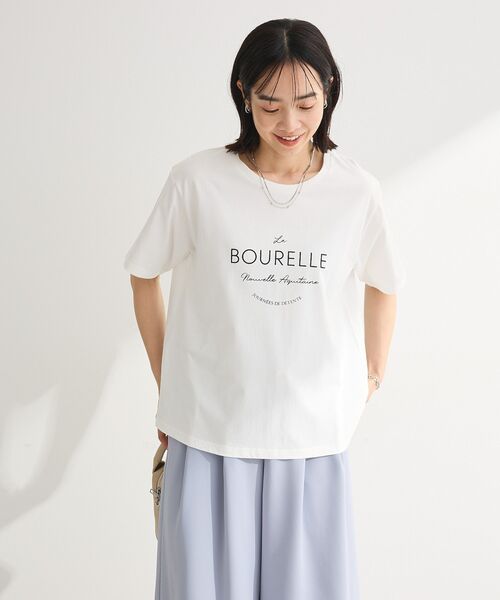Green Parks(グリーンパークス)の「アソート柄ロゴTシャツ(Tシャツ/カットソー・レディース・B/A/ブラウン/ネイビー・FREE)」の17枚目の写真