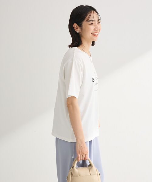 Green Parks(グリーンパークス)の「アソート柄ロゴTシャツ(Tシャツ/カットソー・レディース・B/A/ブラウン/ネイビー・FREE)」の19枚目の写真
