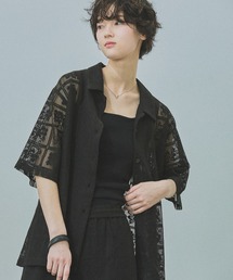LAKOLE | ブロックレースシャツ / 663224(シャツ/ブラウス)