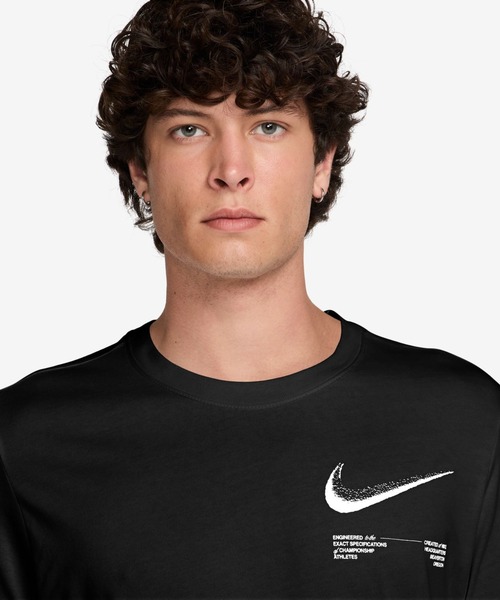 NIKE（ナイキ）の「ナイキ NIKE ナイキ DF STD HBR S/S Tシャツ SU26（Tシャツ/カットソー・メンズ・ブラック・M/L/LL/S/3L）」の3枚目の写真