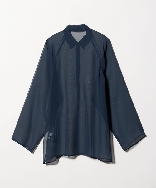 ATTISESSION（アティセッション）の「＜ATTISESSION＞ラグラン ポロカラーシャツ（シャツ/ブラウス・レディース・ブラック/ネイビー・38/36）」の11枚目の写真