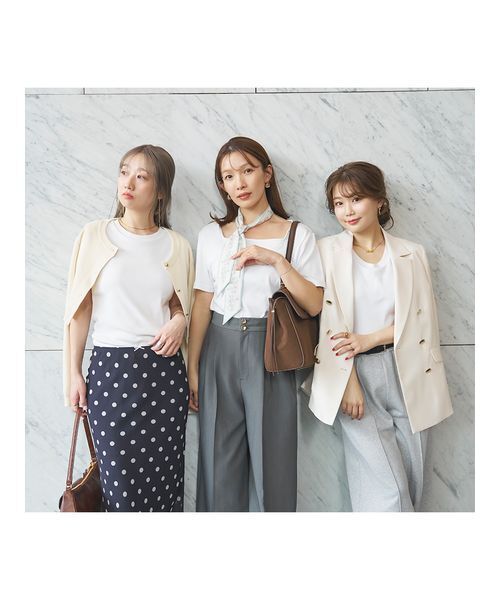 LILY BROWN(リリーブラウン)の「骨格別カップインT:ウェーブ(Tシャツ/カットソー・レディース・ホワイト・F)」の10枚目の写真