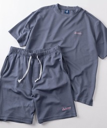 GERRY（ジェリー）の「【70】【GERRY/ジェリー】別注 ワンポイント刺繍 シルクタッチ  ルームウェア/Tシャツ＆ショートパンツ/セットアップ/2点セット/接触冷感/ストレッチ（セットアップ）」