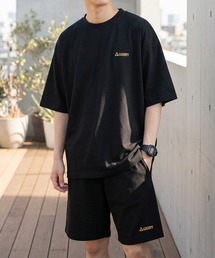 GERRY（ジェリー）の「【70】【GERRY/ジェリー】別注 ワンポイント刺繍 シルクタッチ  ルームウェア/Tシャツ＆ショートパンツ/セットアップ/2点セット/接触冷感/ストレッチ（セットアップ）」