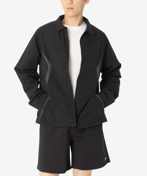 Reebok（リーボック）の「シューティング シャツ / RBK.B SHOOTING SHIRT（ブルゾン・メンズ・グレー/ブラック・SMALL/MEDIUM/LARGE/X-LARGE）」の2枚目の写真