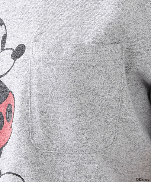 Champion（チャンピオン）の「CHAMPION×BEAMS BOY / ミッキーマウス ポケットT SPECIAL （Disney）（Tシャツ/カットソー・レディース・ホワイト/グレー/ネイビー・SMALL）」の7枚目の写真