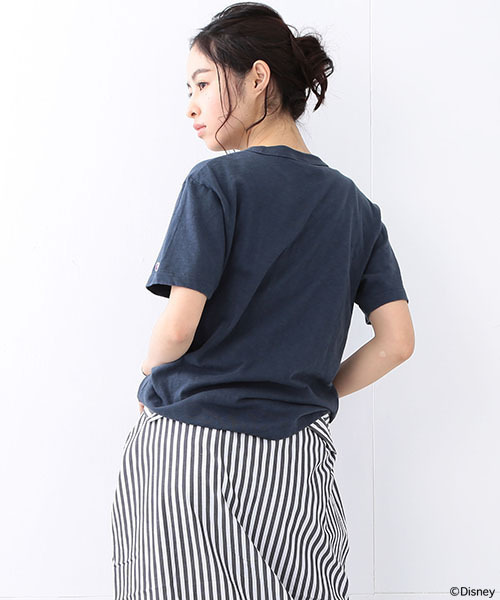 Champion（チャンピオン）の「CHAMPION×BEAMS BOY / ミッキーマウス ポケットT SPECIAL （Disney）（Tシャツ/カットソー・レディース・ホワイト/グレー/ネイビー・SMALL）」の4枚目の写真