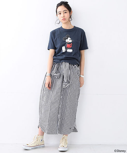 Champion（チャンピオン）の「CHAMPION×BEAMS BOY / ミッキーマウス ポケットT SPECIAL （Disney）（Tシャツ/カットソー・レディース・ホワイト/グレー/ネイビー・SMALL）」の5枚目の写真