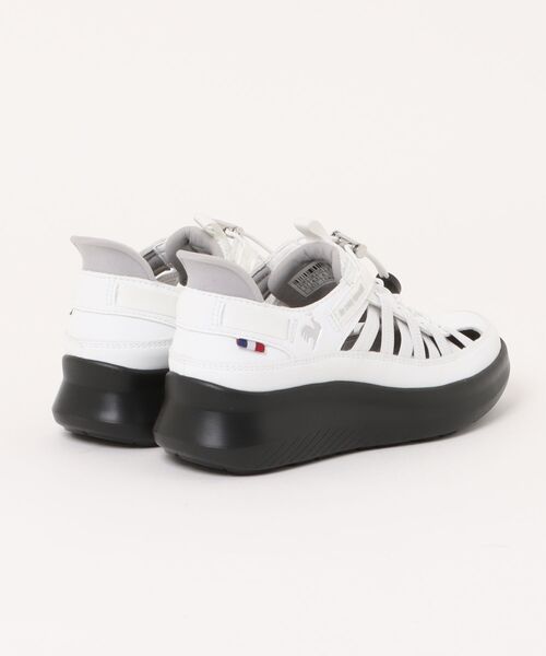 le coq sportif（ルコックスポルティフ）の「le coq sportif ルコックスポルティフ 【ハンズフリー】LSC MARNE 軽量 レディーススニーカーサンダル(LCSマルヌSSSI)（サンダル・レディース・ブラック/ホワイト・22.5cm/23.0cm/23.5cm/24.0cm/24.5cm/25.0cm）」の3枚目の写真
