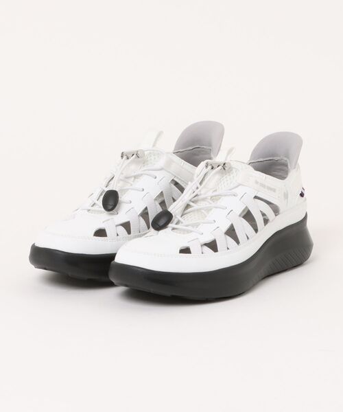 le coq sportif（ルコックスポルティフ）の「le coq sportif ルコックスポルティフ 【ハンズフリー】LSC MARNE 軽量 レディーススニーカーサンダル(LCSマルヌSSSI)（サンダル・レディース・ブラック/ホワイト・22.5cm/23.0cm/23.5cm/24.0cm/24.5cm/25.0cm）」の5枚目の写真