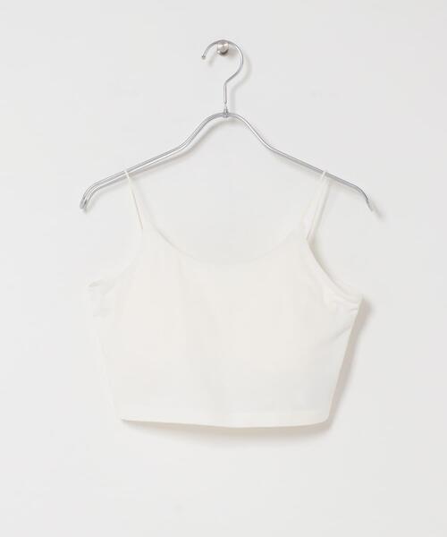 SENSE OF PLACE by URBAN RESEARCH（センスオブプレイスバイアーバンリサーチ）の「『接触冷感』汗ジミ防止カップツキバックオープンキャミソール（キャミソール・レディース・ブラック/オフホワイト/ブラウン・S/ONE）」の10枚目の写真