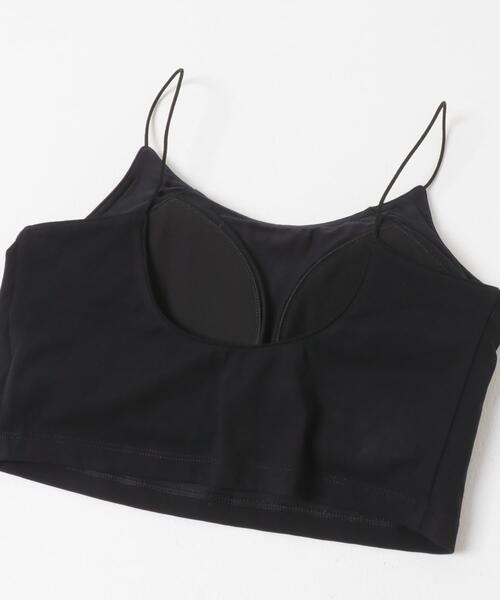 SENSE OF PLACE by URBAN RESEARCH（センスオブプレイスバイアーバンリサーチ）の「『接触冷感』汗ジミ防止カップツキバックオープンキャミソール（キャミソール・レディース・ブラック/オフホワイト/ブラウン・S/ONE）」の17枚目の写真