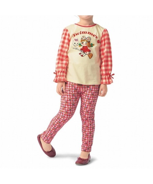 SWIMMER(SWIMMER)の「SWIMMERコラボ キャンディスリーブ長袖Tシャツ(Tシャツ/カットソー・キッズ・イエロー系その他2/ホワイト系その他3/パープル系その他2・80/90/100/110/120)」の7枚目の写真