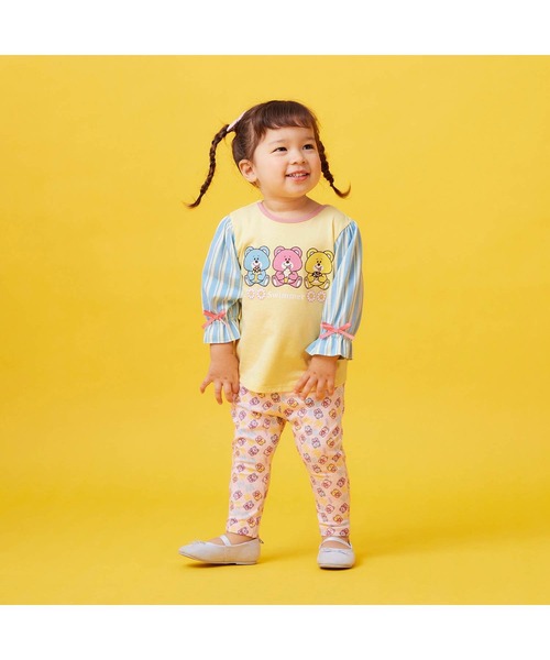 SWIMMER(SWIMMER)の「SWIMMERコラボ キャンディスリーブ長袖Tシャツ(Tシャツ/カットソー・キッズ・イエロー系その他2/ホワイト系その他3/パープル系その他2・80/90/100/110/120)」の8枚目の写真