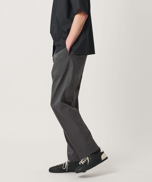 BEAUTY&YOUTH UNITED ARROWS(ビューティーアンドユースユナイテッドアローズ)の「タンブル リネン スラックス NO.9(スラックス・メンズ・ブラック/オフホワイト/ダークグレー・S/M/XL/L)」の3枚目の写真