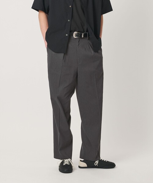 BEAUTY&YOUTH UNITED ARROWS(ビューティーアンドユースユナイテッドアローズ)の「タンブル リネン スラックス NO.9(スラックス・メンズ・ブラック/オフホワイト/ダークグレー・S/M/XL/L)」の4枚目の写真