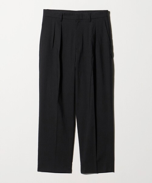 BEAUTY&YOUTH UNITED ARROWS(ビューティーアンドユースユナイテッドアローズ)の「タンブル リネン スラックス NO.9(スラックス・メンズ・ブラック/オフホワイト/ダークグレー・S/M/XL/L)」の21枚目の写真