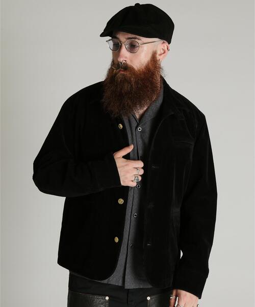 Schott（ショット）の「Schott/ショット/WOOLEN CORDUROY SACK JKT/ウール コーデュロイ サック ジャケット（テーラードジャケット・メンズ・ブラック/ブラウン・M/L/XL/2XL）」の6枚目の写真