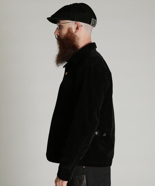 Schott（ショット）の「Schott/ショット/WOOLEN CORDUROY SACK JKT/ウール コーデュロイ サック ジャケット（テーラードジャケット・メンズ・ブラック/ブラウン・M/L/XL/2XL）」の7枚目の写真