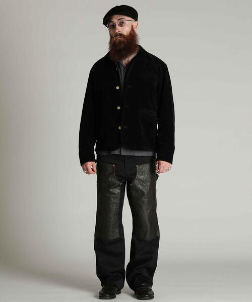 Schott（ショット）の「Schott/ショット/WOOLEN CORDUROY SACK JKT/ウール コーデュロイ サック ジャケット（テーラードジャケット・メンズ・ブラック/ブラウン・M/L/XL/2XL）」の13枚目の写真