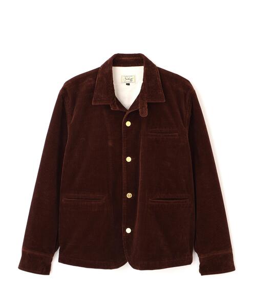 Schott（ショット）の「Schott/ショット/WOOLEN CORDUROY SACK JKT/ウール コーデュロイ サック ジャケット（テーラードジャケット・メンズ・ブラック/ブラウン・M/L/XL/2XL）」の17枚目の写真