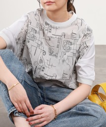 BRODIAEA 刺繍半袖カットソー