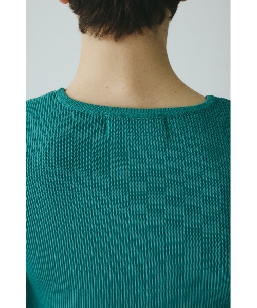 HeRIN.CYE(ヘリンドットサイ)の「Peplum knit tops / ペプラムニットトップス(ニット/セーター・レディース・ブラウン/グリーン/ブラック・FREE)」の13枚目の写真