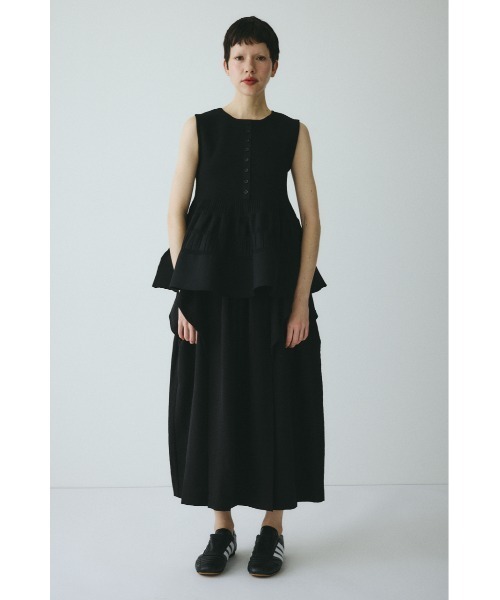 HeRIN.CYE(ヘリンドットサイ)の「Peplum knit tops / ペプラムニットトップス(ニット/セーター・レディース・ブラウン/グリーン/ブラック・FREE)」の10枚目の写真