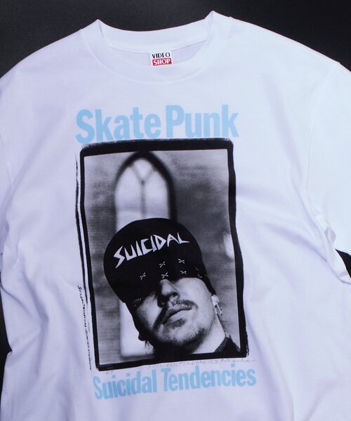 WHO'S WHO gallery(フーズフーギャラリー)の「【PETERANDERSON×VIDEO SHOP】Suicidal Tendencies(Tシャツ/カットソー・レディース・ホワイト・SMALL/MEDIUM)」の3枚目の写真