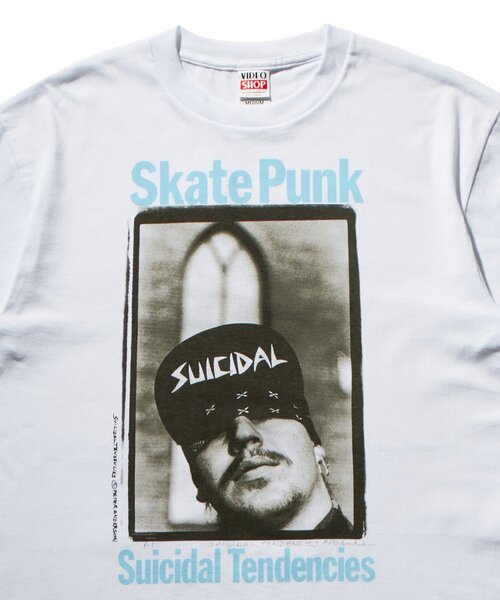 WHO'S WHO gallery(フーズフーギャラリー)の「【PETERANDERSON×VIDEO SHOP】Suicidal Tendencies(Tシャツ/カットソー・レディース・ホワイト・SMALL/MEDIUM)」の8枚目の写真