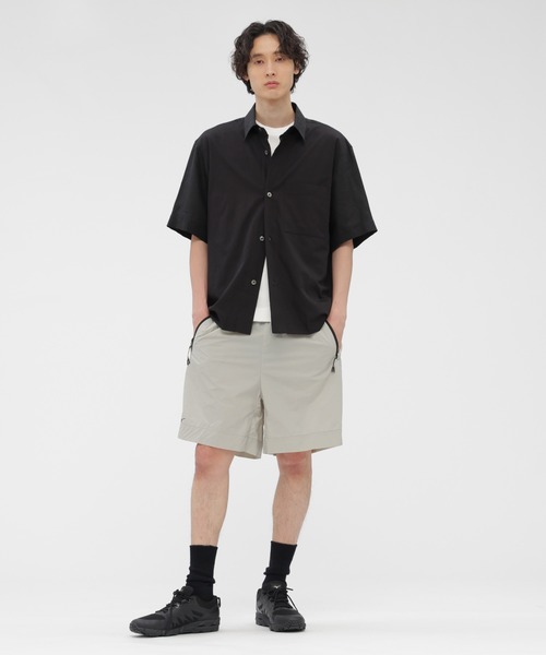 MARGARET HOWELL(マーガレットハウエル)の「FINE COTTON PIQUE SHIRTING Ⅱ(シャツ/ブラウス・メンズ・オフホワイト/ブラック・SMALL/MEDIUM/LARGE)」の7枚目の写真