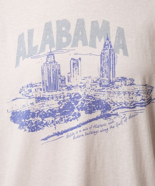 Russell Athletic(ラッセルアスレティック)の「【別注】<RUSSELL ATHLETIC>リンガー Tシャツ(Tシャツ/カットソー・レディース・ワインレッド/ライトグレー/ベージュ・FREE)」の20枚目の写真