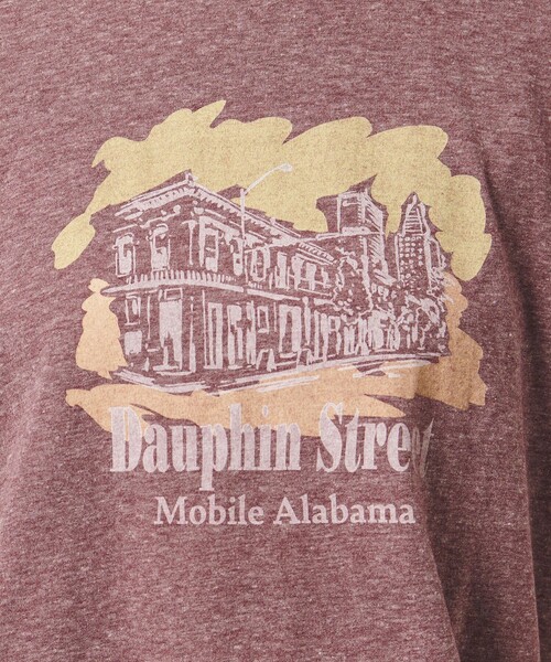 Russell Athletic(ラッセルアスレティック)の「【別注】<RUSSELL ATHLETIC>リンガー Tシャツ(Tシャツ/カットソー・レディース・ワインレッド/ライトグレー/ベージュ・FREE)」の21枚目の写真
