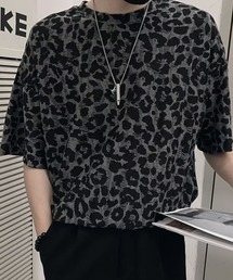 レオパード半袖tシャツ