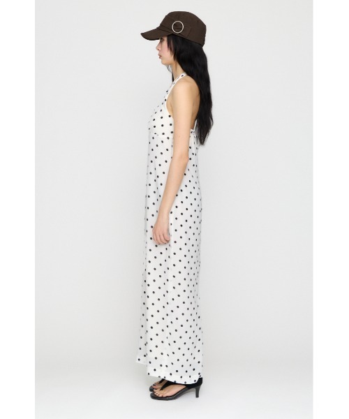 LAGUA GEM(ラグアジェム)の「HALTER NECK DOT ワンピース(ワンピース・レディース・ホワイト/ブラック・SMALL/MEDIUM)」の7枚目の写真