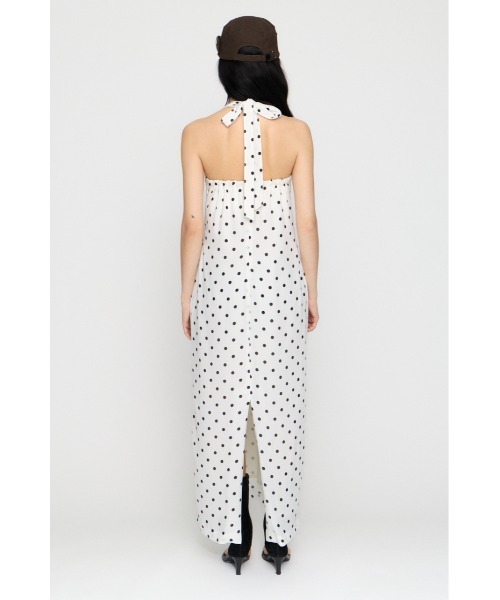 LAGUA GEM(ラグアジェム)の「HALTER NECK DOT ワンピース(ワンピース・レディース・ホワイト/ブラック・SMALL/MEDIUM)」の8枚目の写真