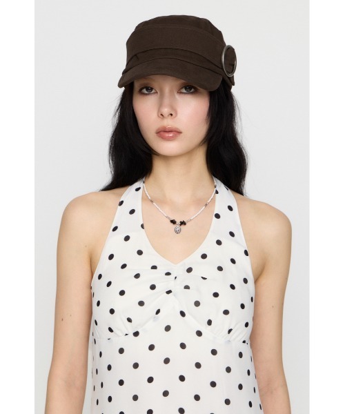 LAGUA GEM(ラグアジェム)の「HALTER NECK DOT ワンピース(ワンピース・レディース・ホワイト/ブラック・SMALL/MEDIUM)」の9枚目の写真