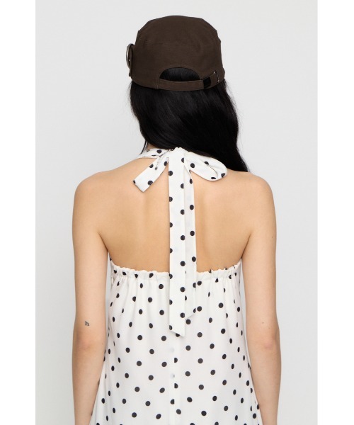 LAGUA GEM(ラグアジェム)の「HALTER NECK DOT ワンピース(ワンピース・レディース・ホワイト/ブラック・SMALL/MEDIUM)」の10枚目の写真