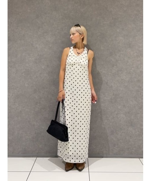 LAGUA GEM(ラグアジェム)の「HALTER NECK DOT ワンピース(ワンピース・レディース・ホワイト/ブラック・SMALL/MEDIUM)」の20枚目の写真