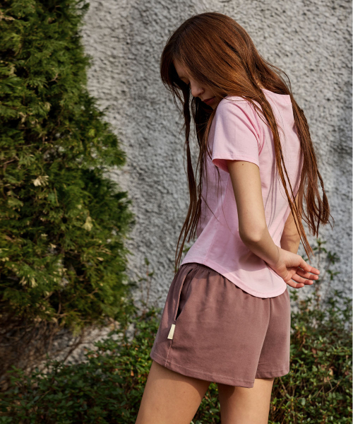 DEVIWEAR（デヴィウェア）の「ピグメントバンディングショーツ DEVI-B0099-ココア（その他パンツ・レディース・ダークブラウン・SMALL/MEDIUM）」の3枚目の写真