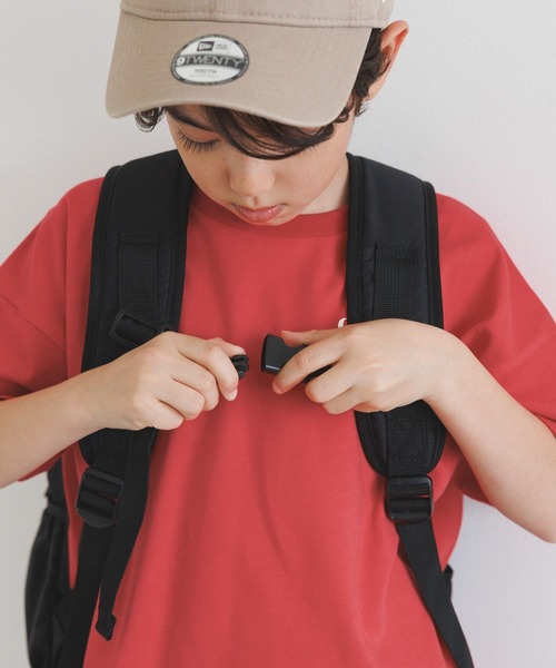 BAYFLOW（ベイフロー）の「[たくさん入る!すぐ出せる!]Every DAY PACK[34cm×26cm](KIDS)（バックパック/リュック・キッズ・ピンク/ブラック/ブルー・FREE）」の6枚目の写真