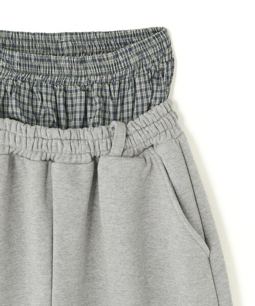 SIS（エスアイエス）の「SIS/エスアイエス/Layered Sweat Pants（スウェットパンツ・レディース・グレー/ブラック・F）」の8枚目の写真