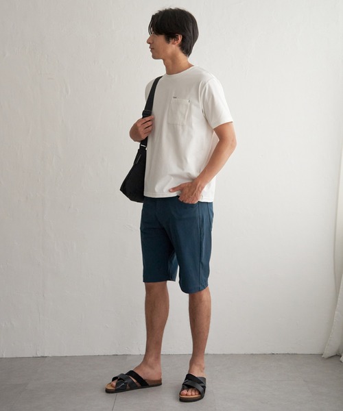 ikka(イッカ)の「【接触冷感】GOKU楽パンツ EASY STRETCH 冷感5Pショート(その他パンツ・メンズ・ブラウン/ホワイト/ブラック/セージグリーン/ベージュ/ネイビー・S/XL/L/M)」の14枚目の写真