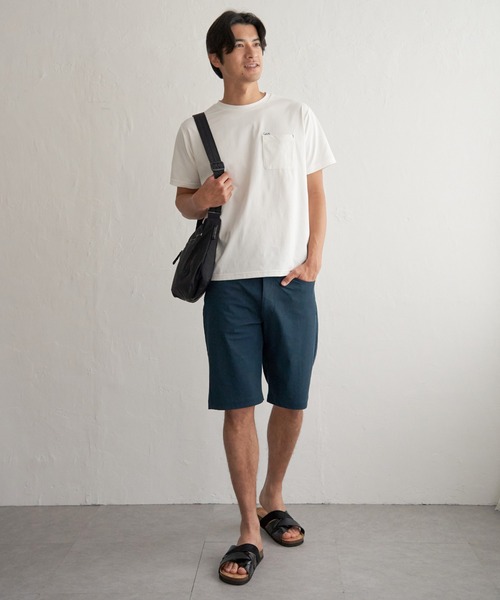 ikka(イッカ)の「【接触冷感】GOKU楽パンツ EASY STRETCH 冷感5Pショート(その他パンツ・メンズ・ブラウン/ホワイト/ブラック/セージグリーン/ベージュ/ネイビー・S/XL/L/M)」の15枚目の写真